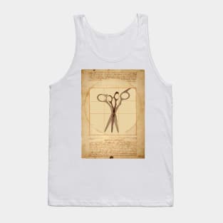 Vitruvian Haircut 1 Tank Top